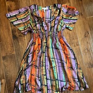 BCBGeneration Multicolor Patterned Dress